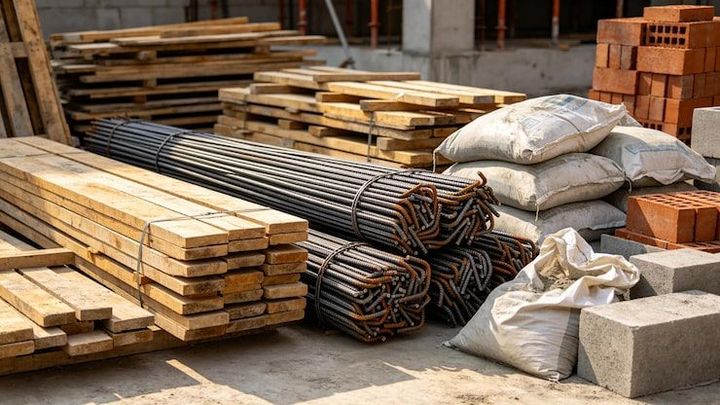 Construction Materials Explored: Cement, Concrete, Steel, Bricks, Wood and other Building Material